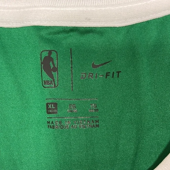 Nike Dri fit NBA Boston Celtics Kyrie Irving 11 team tank shirt xl basketball